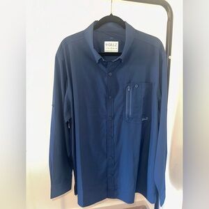 Gillz Performance Button Down Shirt Men’s Size XLarge